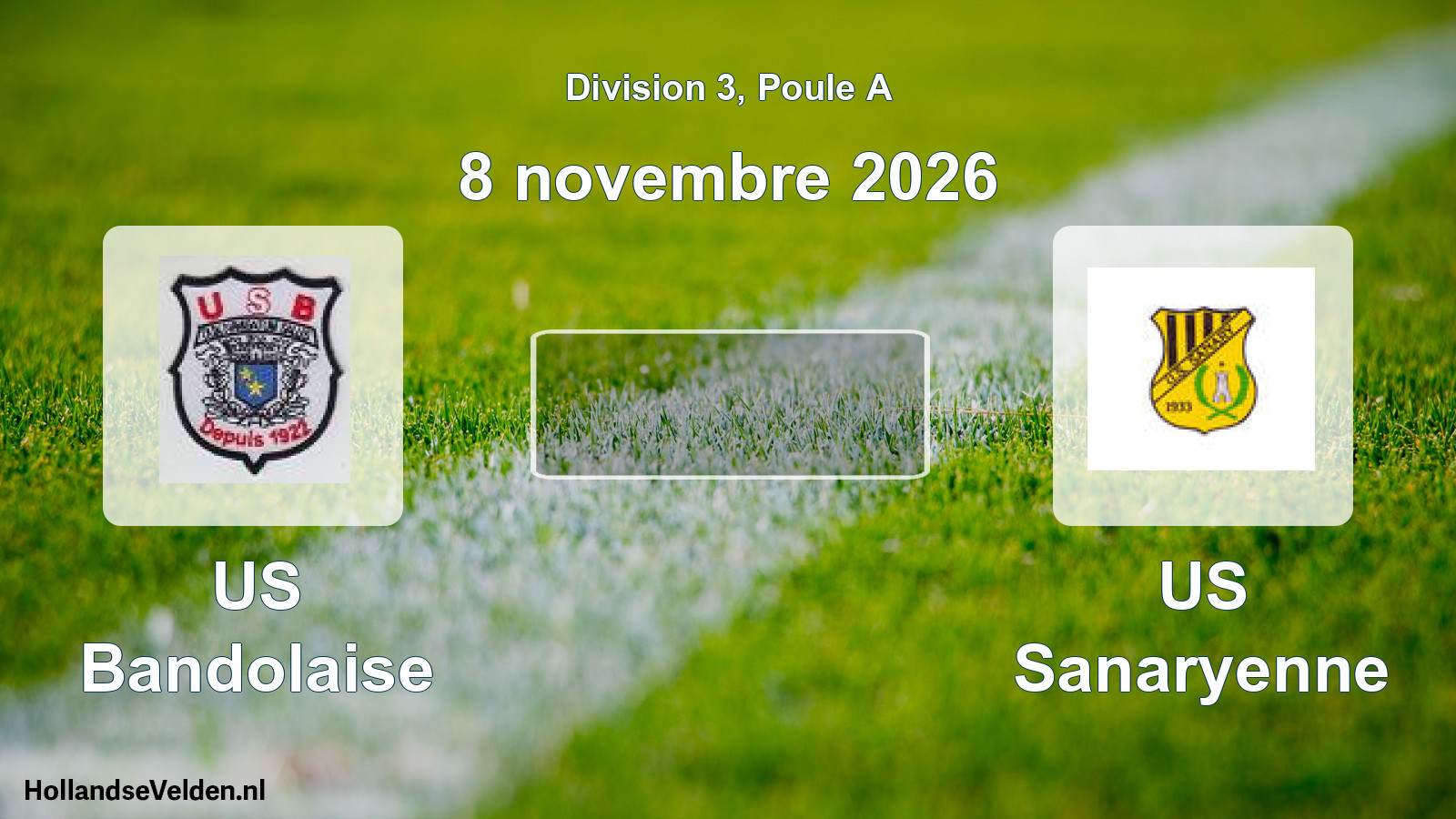 Scheduled Match: US Bandolaise - US Sanaryenne (8 November 2026)