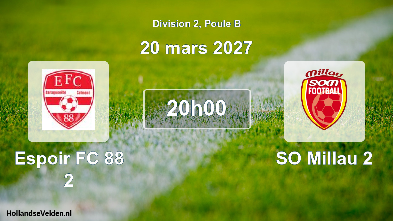 Match programmé: Espoir FC 88 2 - SO Millau 2 (20 mars 2027)