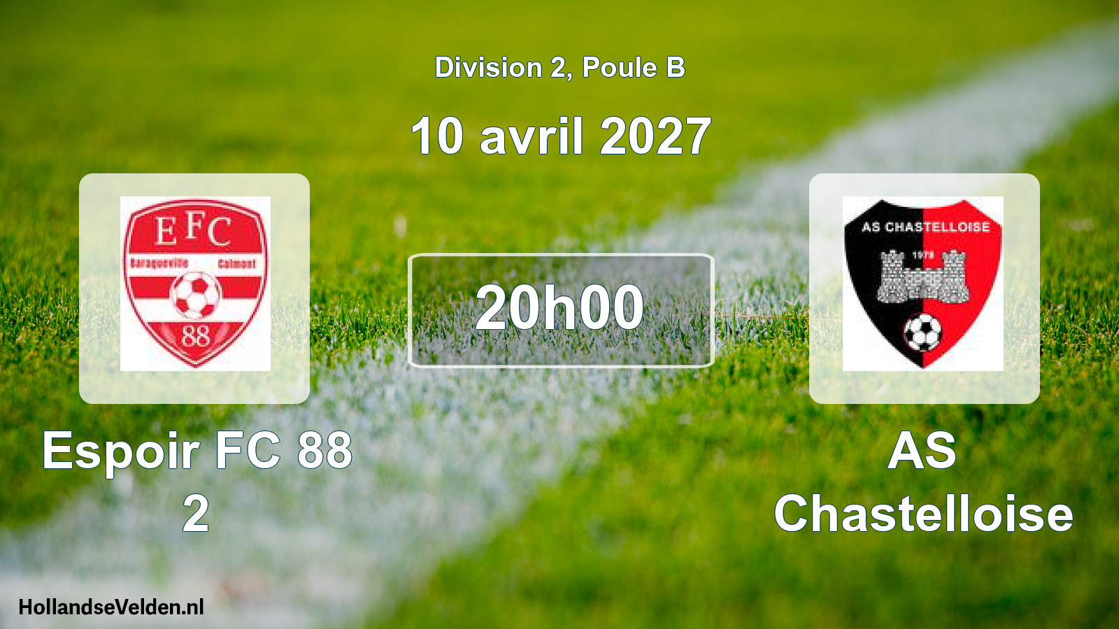 Match programmé: Espoir FC 88 2 - AS Chastelloise (10 avril 2027)