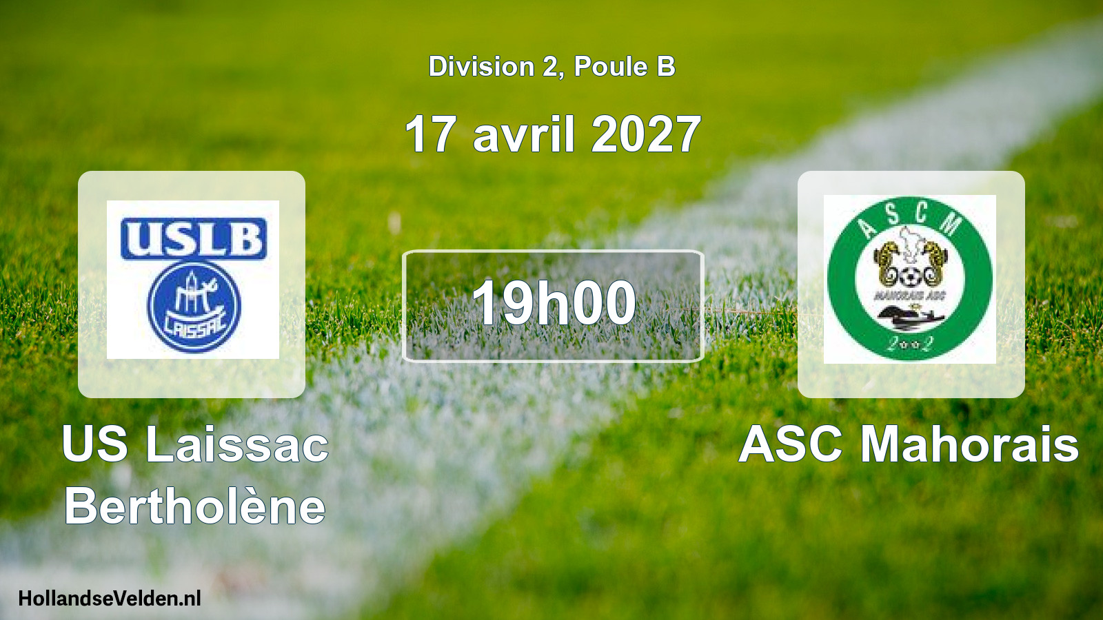 Scheduled Match: US Laissac Bertholène - ASC Mahorais (17 April 2027)