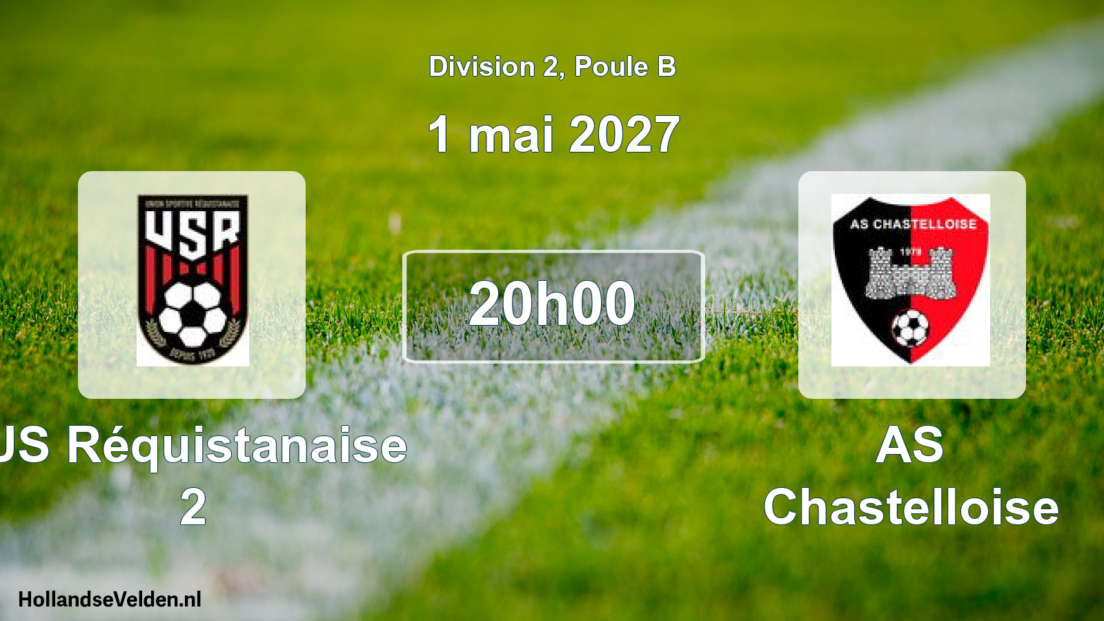 Match programmé: US Réquistanaise 2 - AS Chastelloise (1 mai 2027)