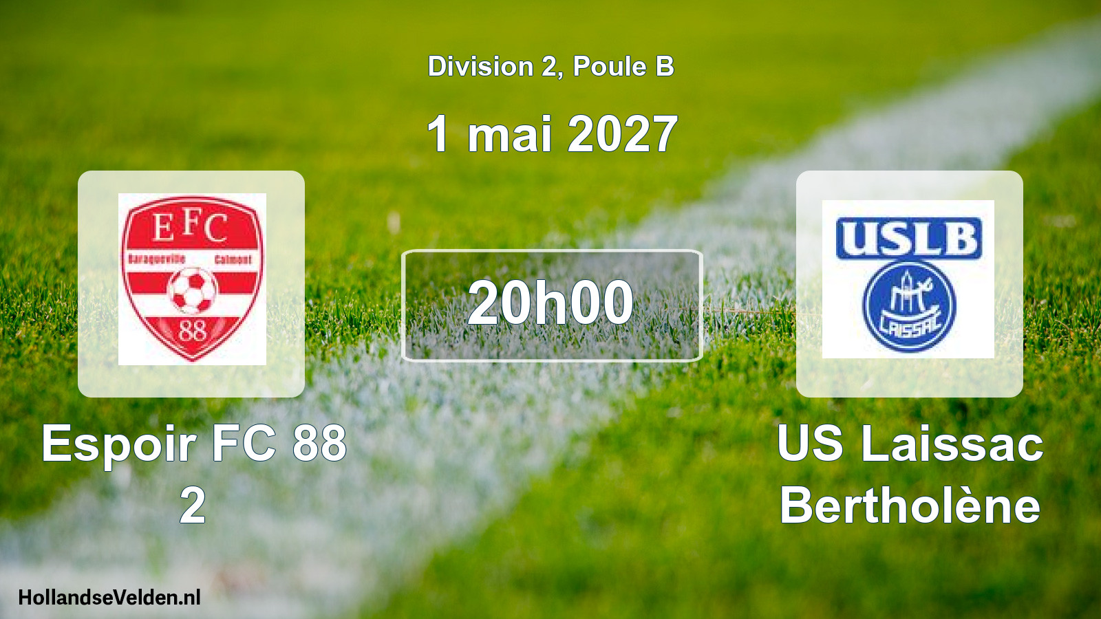 Match programmé: Espoir FC 88 2 - US Laissac Bertholène (1 mai 2027)