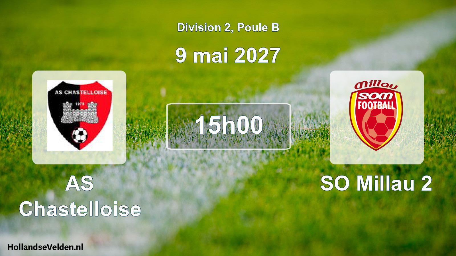 Match programmé: AS Chastelloise - SO Millau 2 (9 mai 2027)