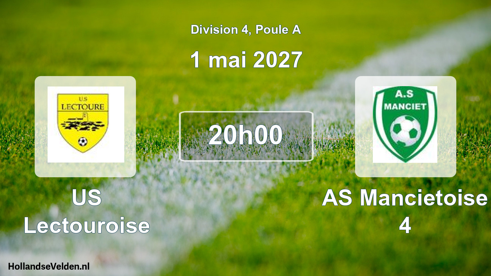 Match programmé: US Lectouroise - AS Mancietoise 4 (1 mai 2027)