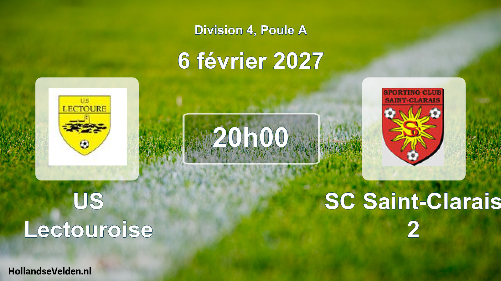 Match programmé: US Lectouroise - SC Saint-Clarais 2 (6 février 2027)