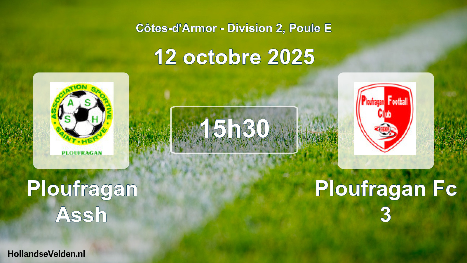 Geplande wedstrijd: Ploufragan Assh - Ploufragan Fc 3 (12 oktober 2025)