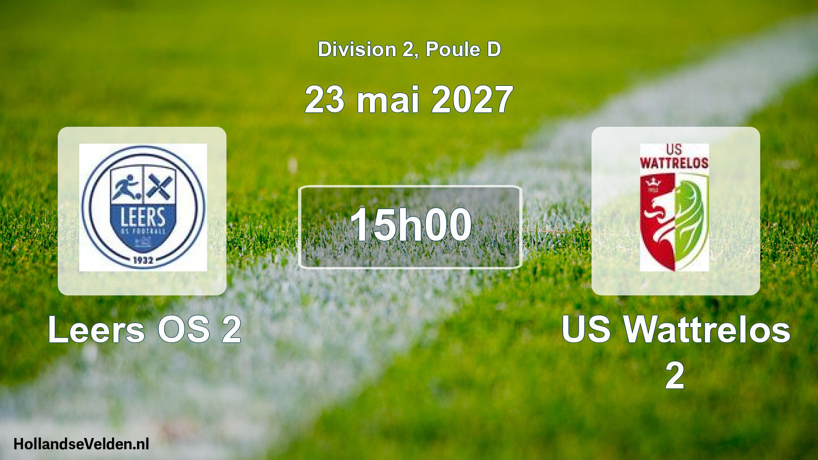 Scheduled Match: Leers OS 2 - US Wattrelos 2 (23 May 2027)