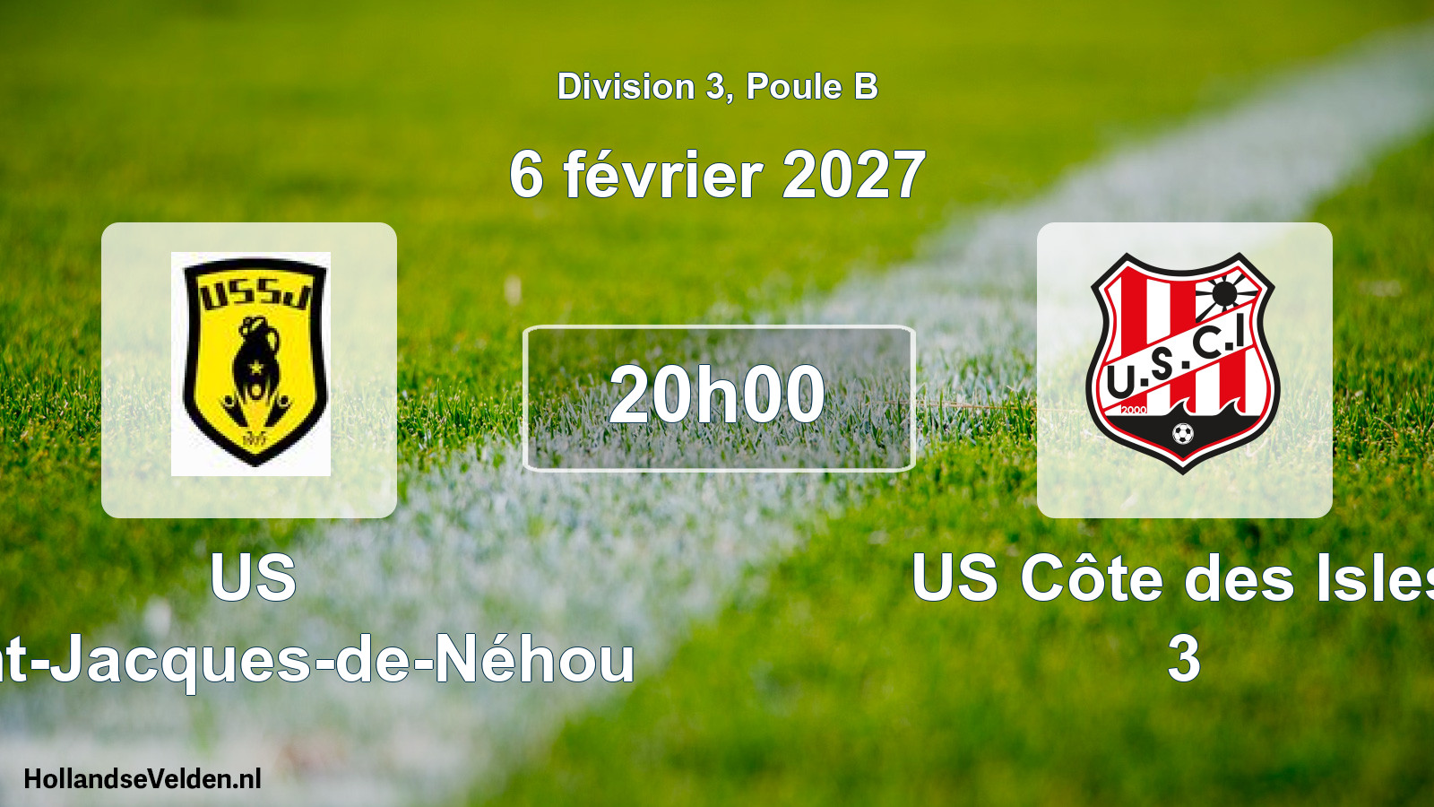 Match programmé: US Saint-Jacques-de-Néhou - US Côte des Isles 3 (6 février 2027)