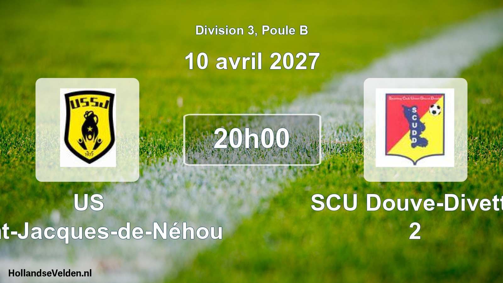 Match programmé: US Saint-Jacques-de-Néhou - SCU Douve-Divette 2 (10 avril 2027)