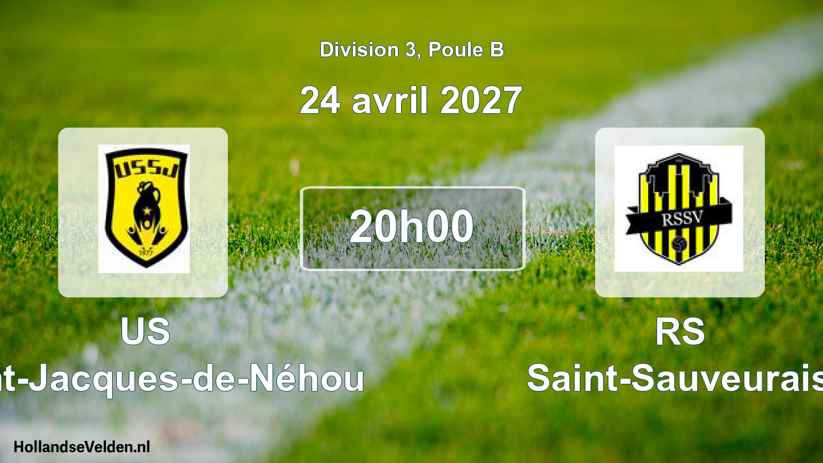 Match programmé: US Saint-Jacques-de-Néhou - RS Saint-Sauveurais (24 avril 2027)