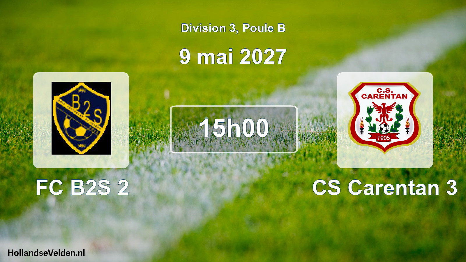 Match programmé: FC B2S 2 - CS Carentan 3 (9 mai 2027)
