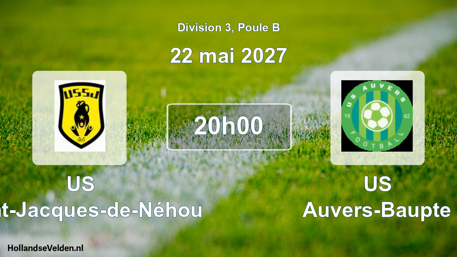 Match programmé: US Saint-Jacques-de-Néhou - US Auvers-Baupte (22 mai 2027)