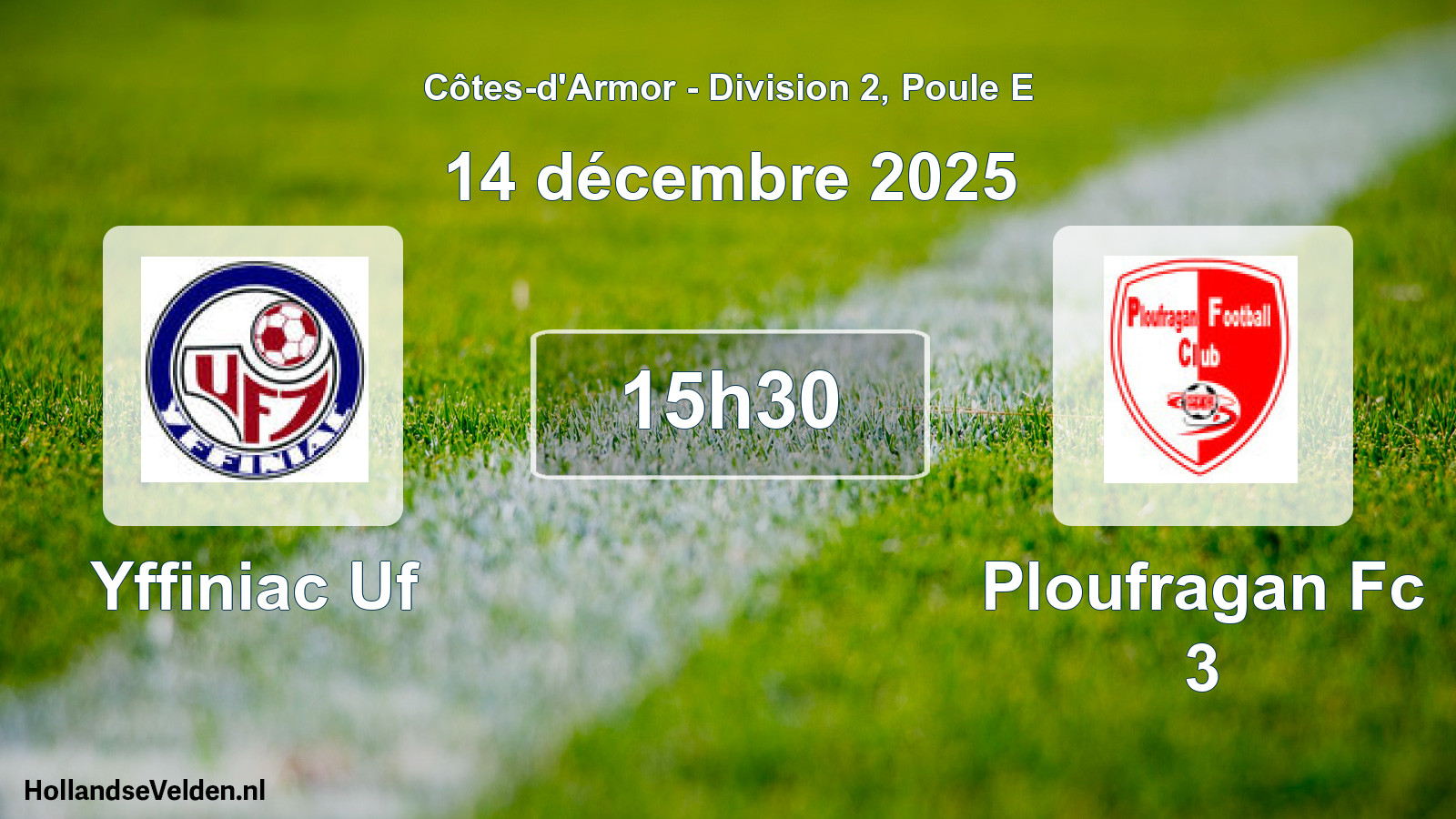 Scheduled Match: Yffiniac Uf - Ploufragan Fc 3 (14 December 2025)