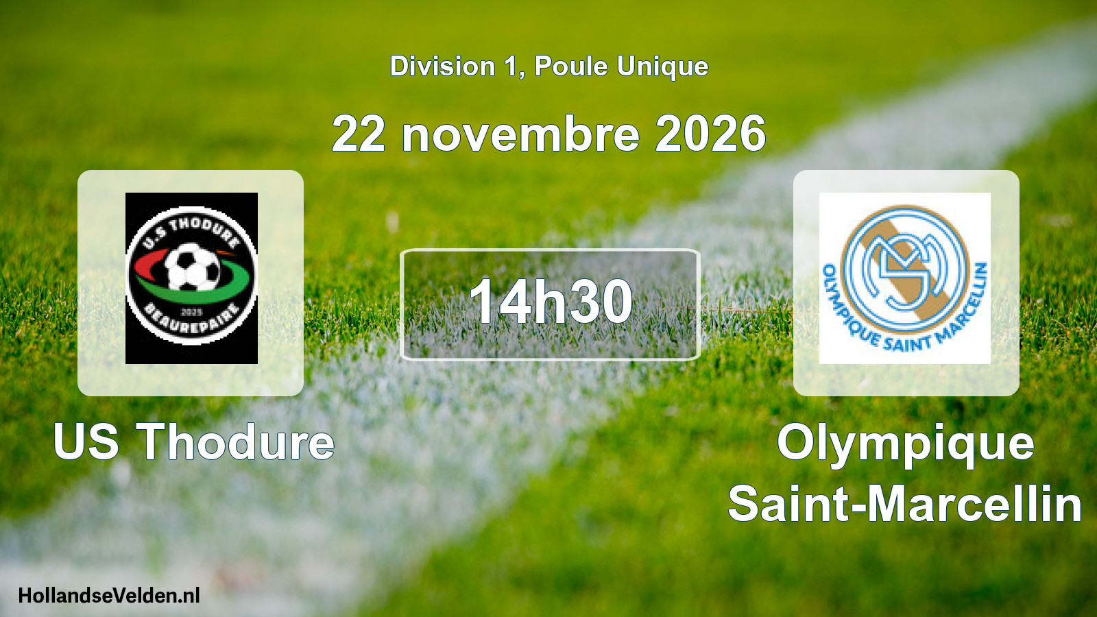 Scheduled Match: US Thodure - Olympique Saint-Marcellin (22 November 2026)
