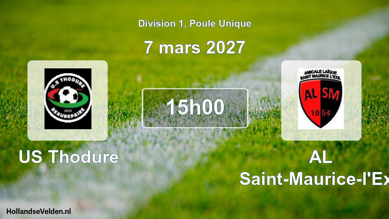 Scheduled Match: US Thodure - AL Saint-Maurice-l'Exil (7 March 2027)
