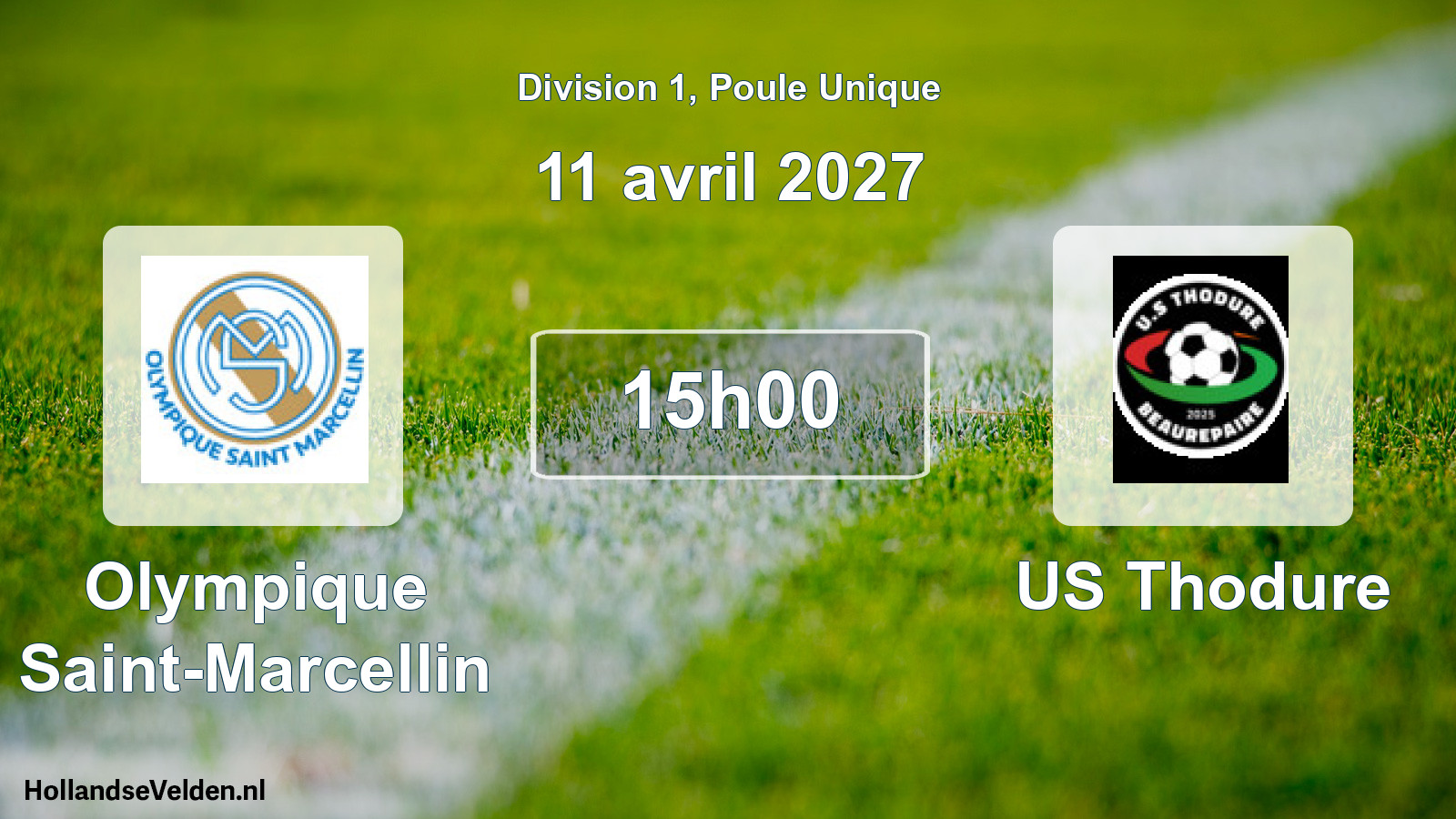 Scheduled Match: Olympique Saint-Marcellin - US Thodure (11 April 2027)