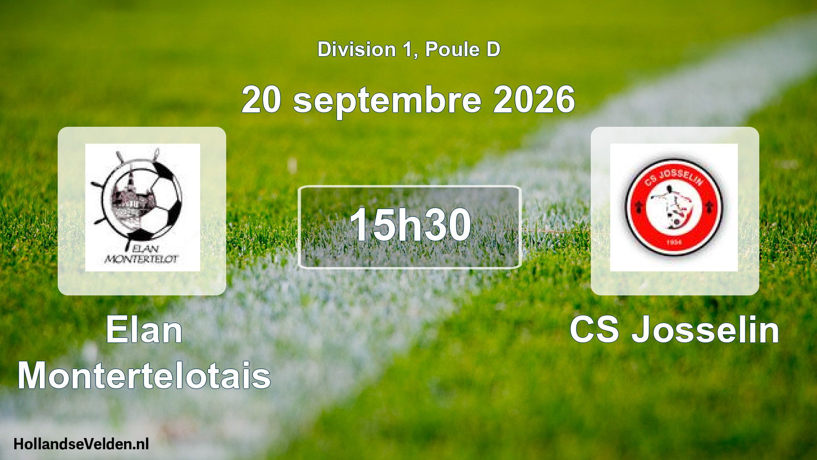 Scheduled Match: Elan Montertelotais - CS Josselin (20 September 2026)