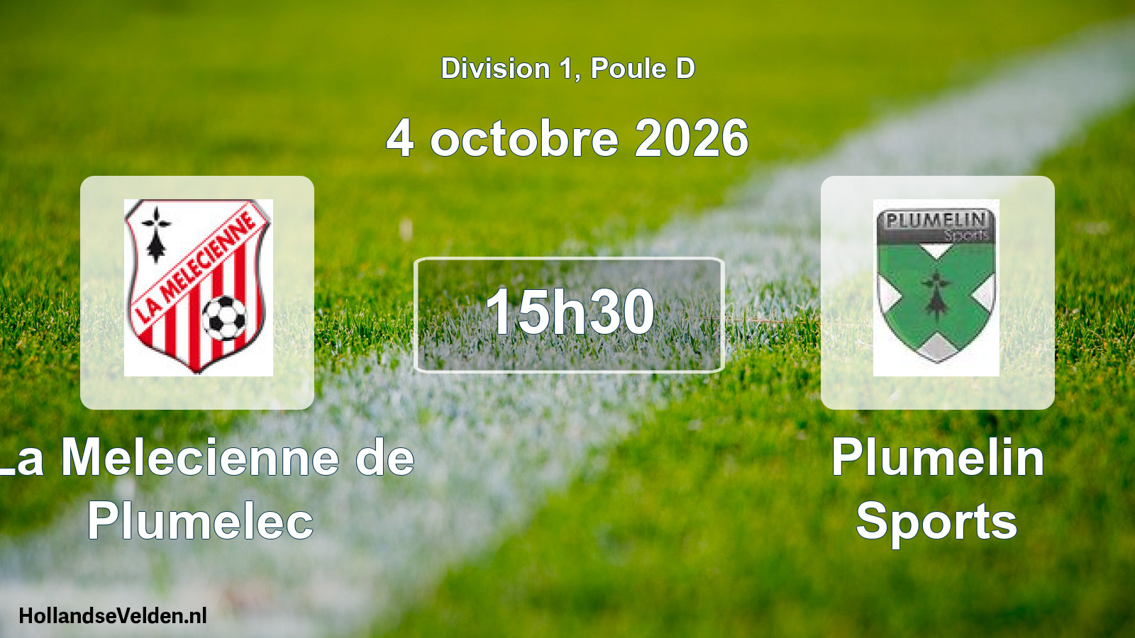 Match programmé: La Melecienne de Plumelec - Plumelin Sports (4 octobre 2026)