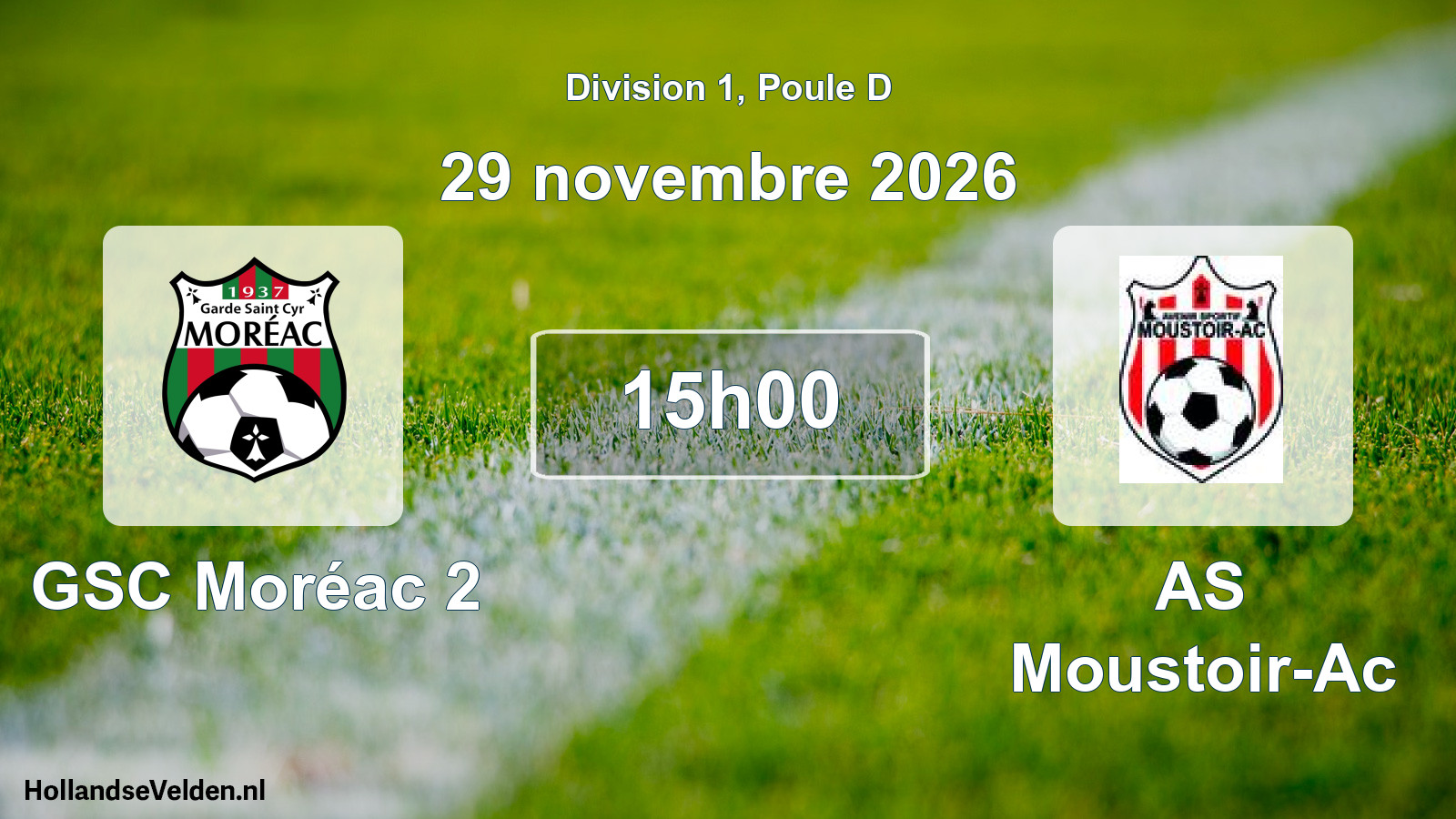 Scheduled Match: GSC Moréac 2 - AS Moustoir-Ac (29 November 2026)