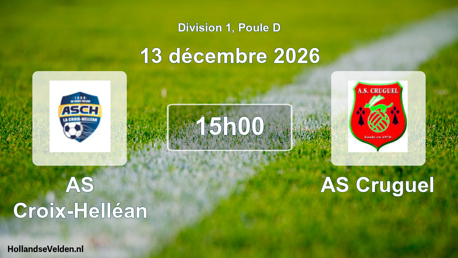 Scheduled Match: AS Croix-Helléan - AS Cruguel (13 December 2026)