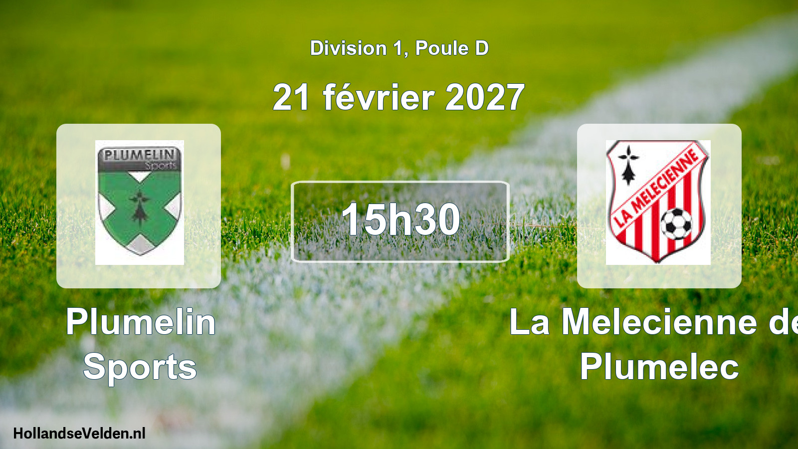Match programmé: Plumelin Sports - La Melecienne de Plumelec (21 février 2027)