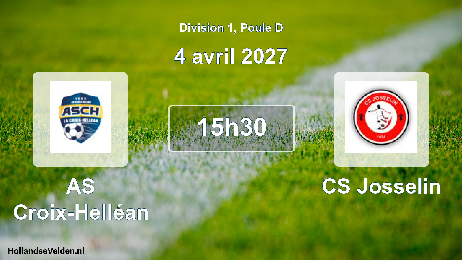 Match programmé: AS Croix-Helléan - CS Josselin (4 avril 2027)