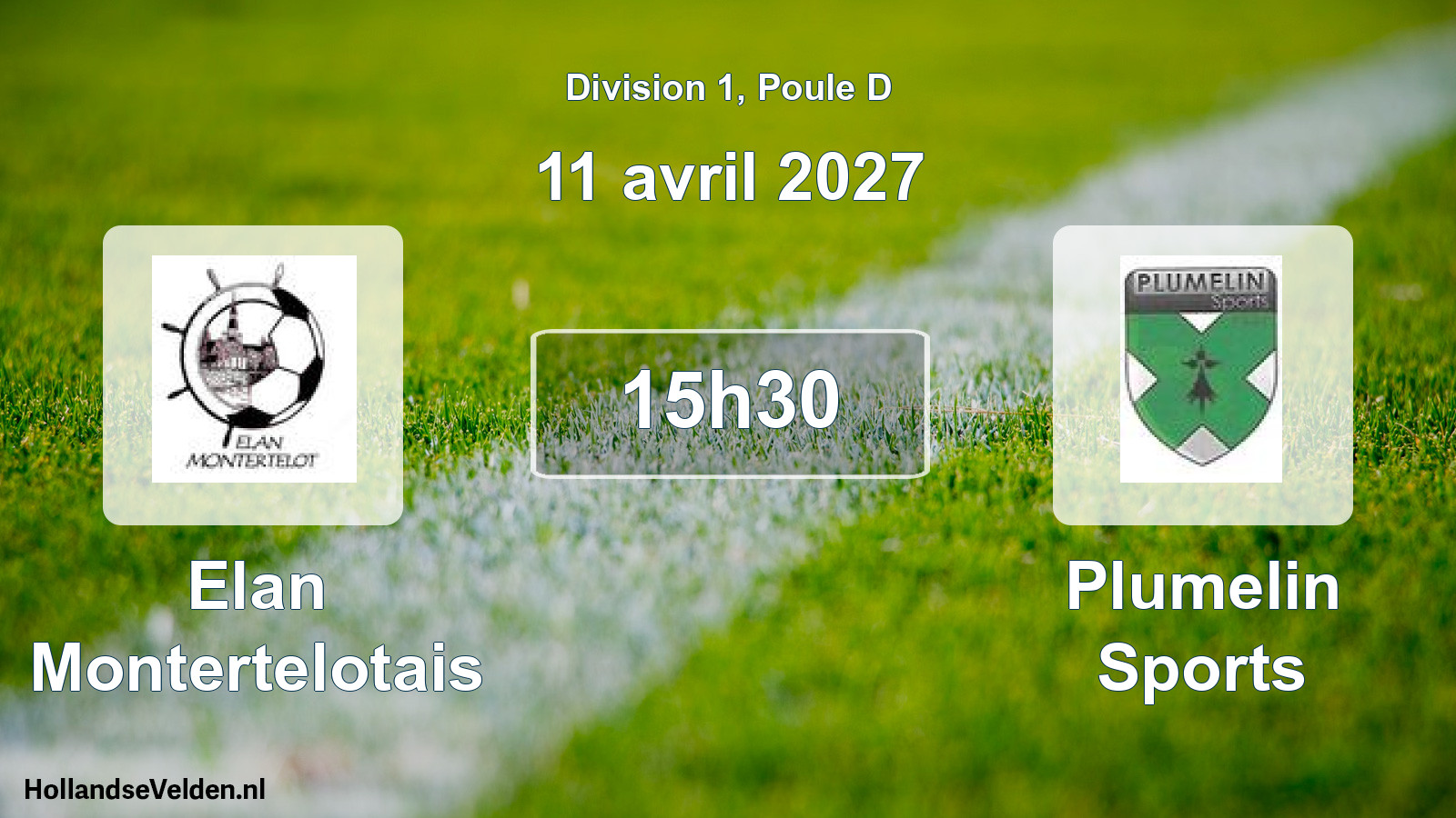 Match programmé: Elan Montertelotais - Plumelin Sports (11 avril 2027)