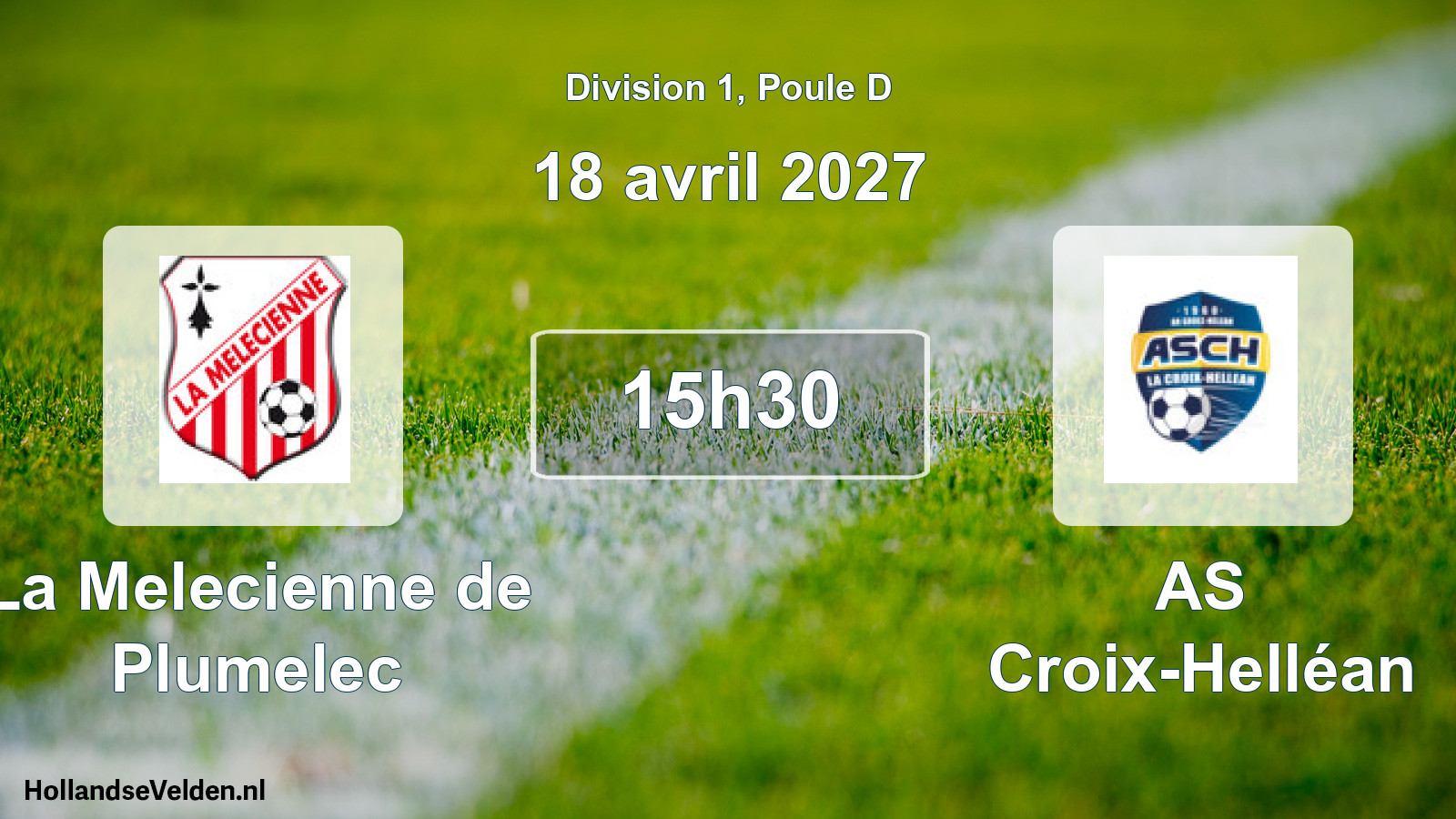 Match programmé: La Melecienne de Plumelec - AS Croix-Helléan (18 avril 2027)