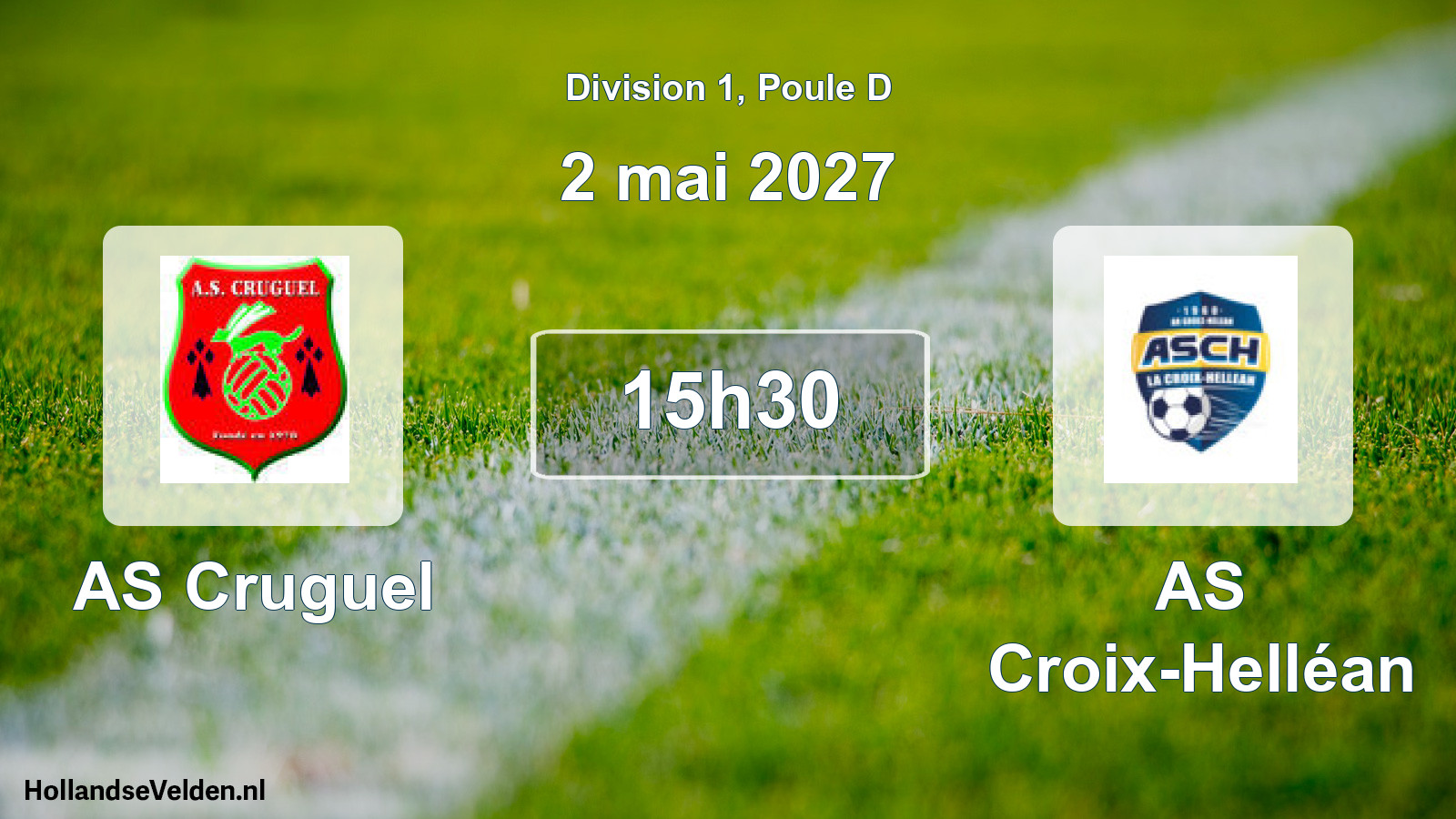 Match programmé: AS Cruguel - AS Croix-Helléan (2 mai 2027)