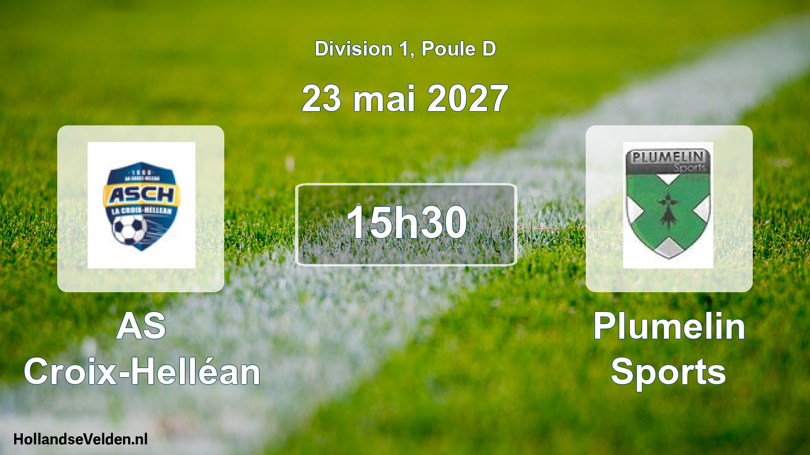 Match programmé: AS Croix-Helléan - Plumelin Sports (23 mai 2027)