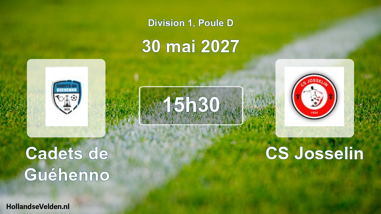 Match programmé: Cadets de Guéhenno - CS Josselin (30 mai 2027)