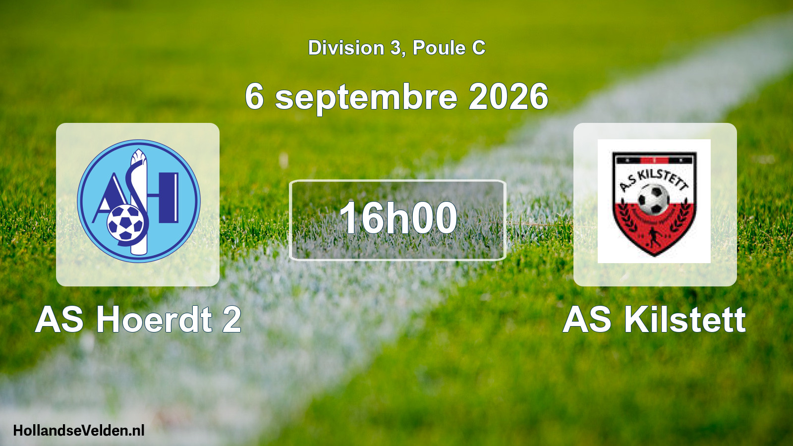 Scheduled Match: AS Hoerdt 2 - AS Kilstett (6 September 2026)