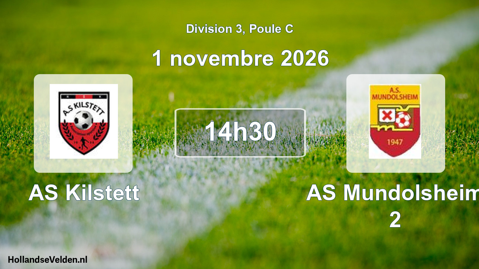Scheduled Match: AS Kilstett - AS Mundolsheim 2 (1 November 2026)