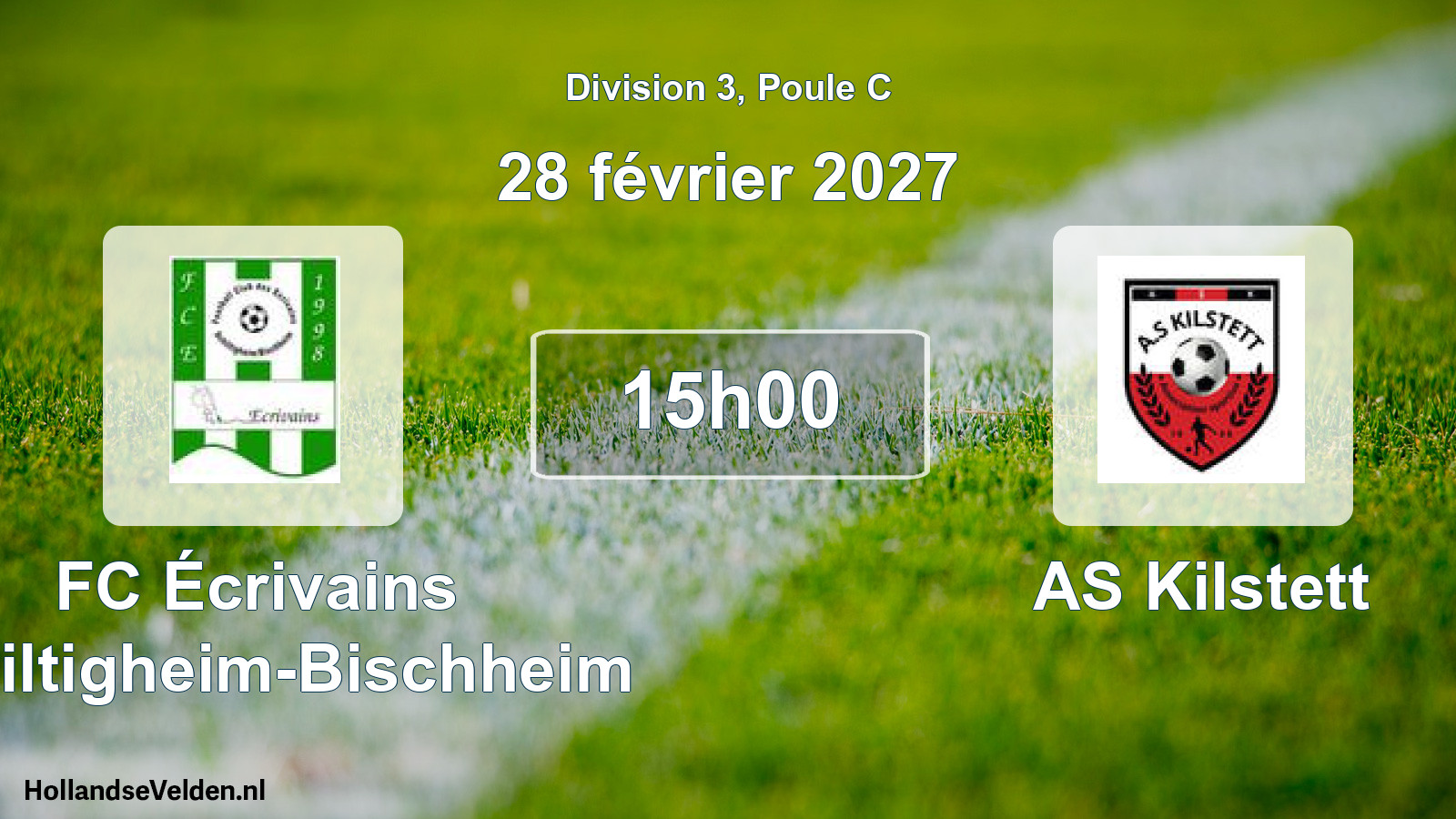 Scheduled Match: FC Écrivains Schiltigheim-Bischheim - AS Kilstett (28 February 2027)