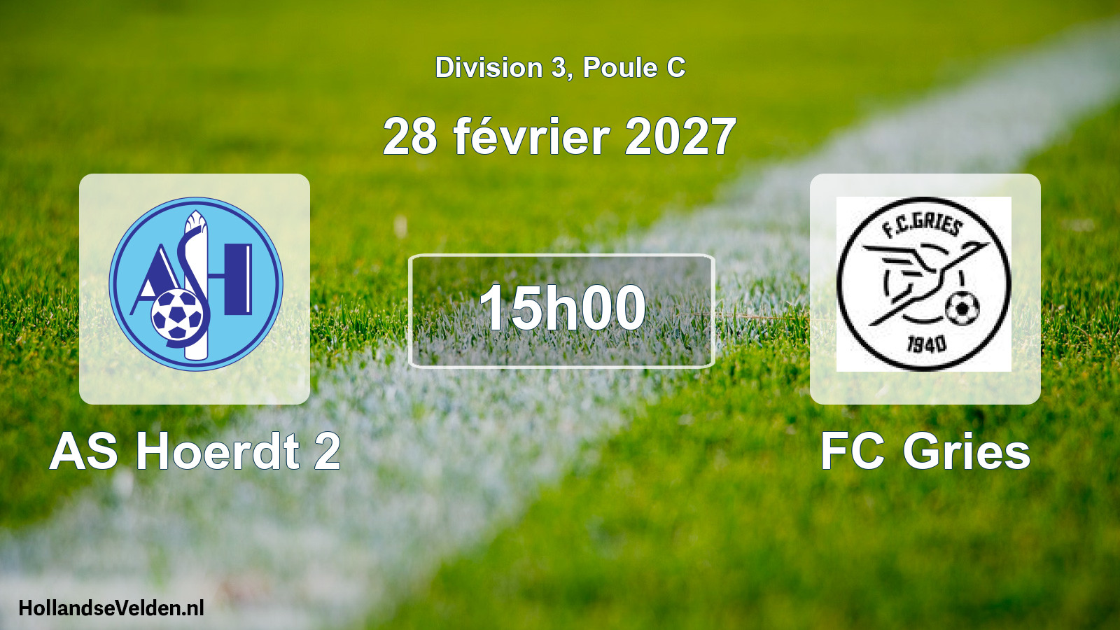 Scheduled Match: AS Hoerdt 2 - FC Gries (28 February 2027)