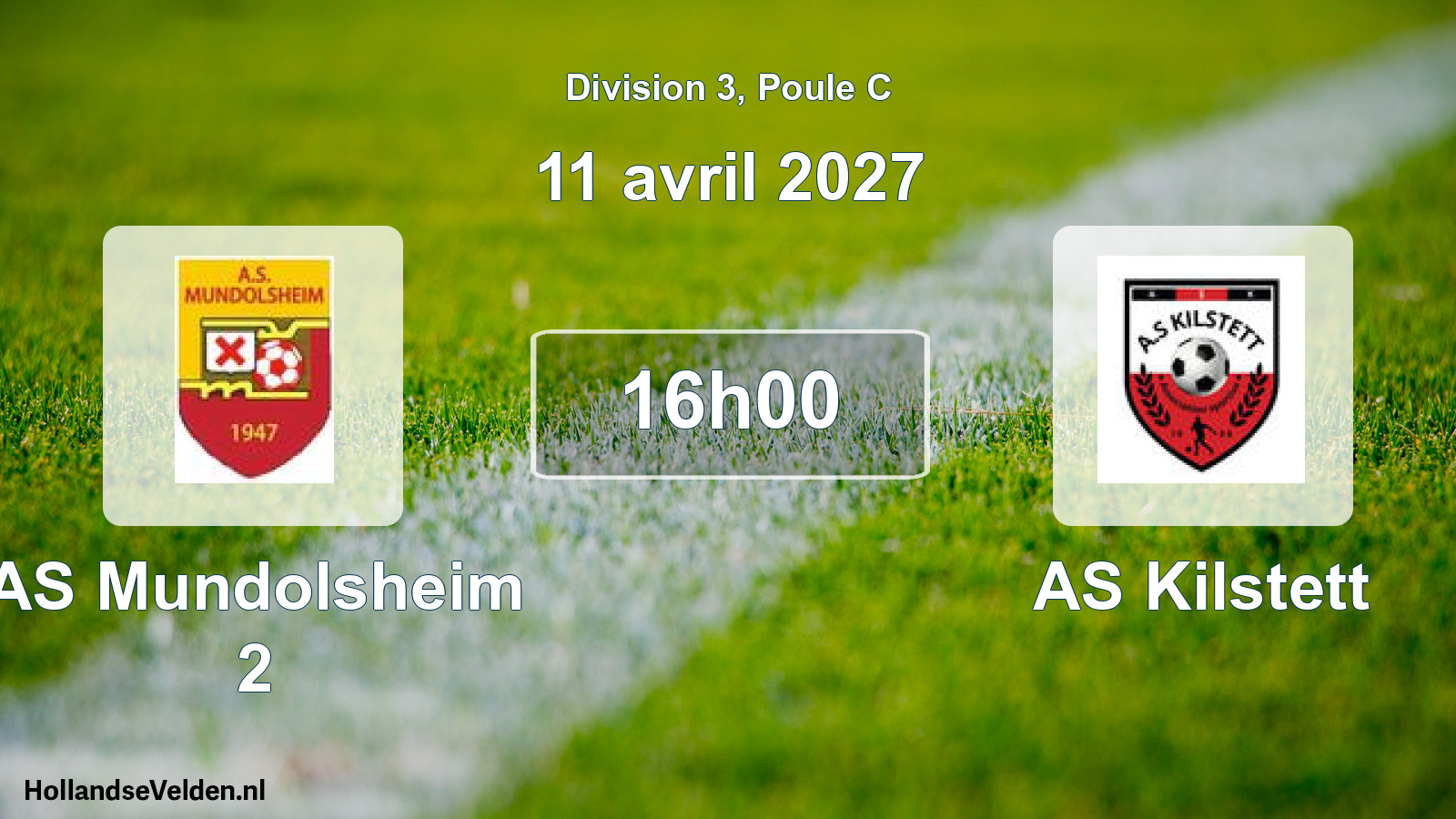 Scheduled Match: AS Mundolsheim 2 - AS Kilstett (11 April 2027)