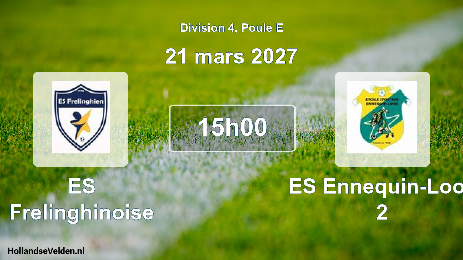 Scheduled Match: ES Frelinghinoise - ES Ennequin-Loos 2 (21 March 2027)