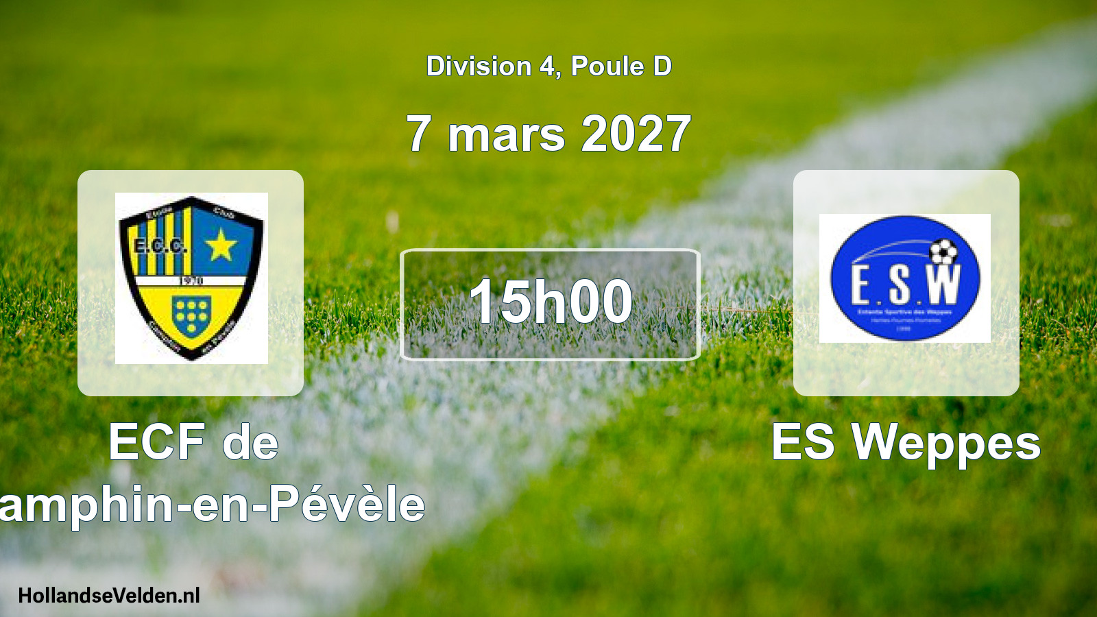 Scheduled Match: ECF de Camphin-en-Pévèle - ES Weppes (7 March 2027)