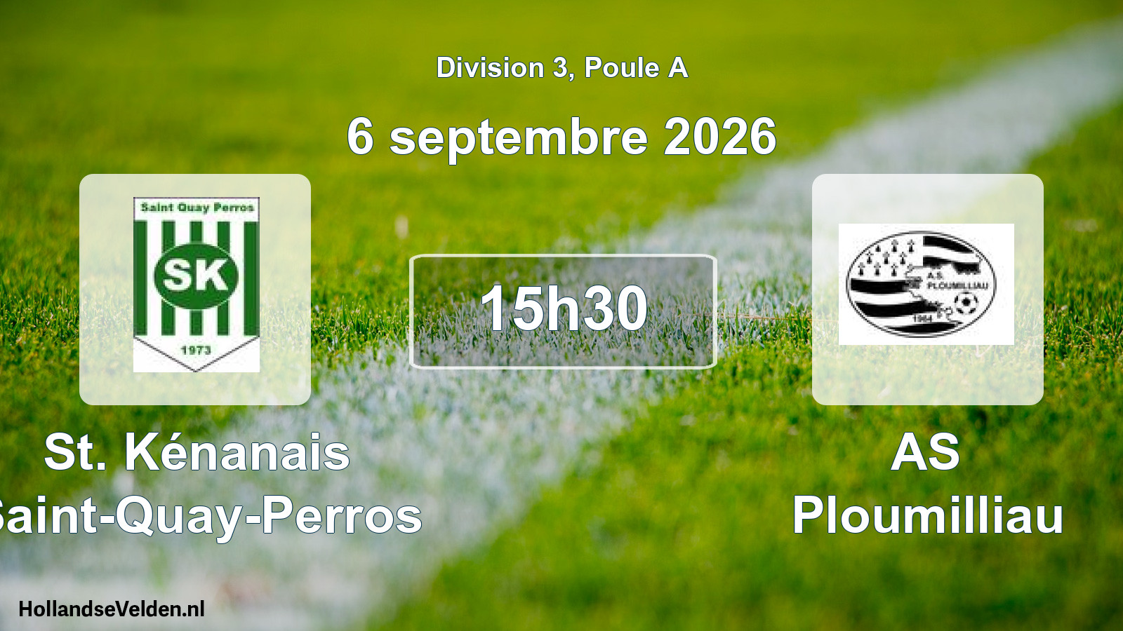 Match programmé: St. Kénanais Saint-Quay-Perros - AS Ploumilliau (6 septembre 2026)
