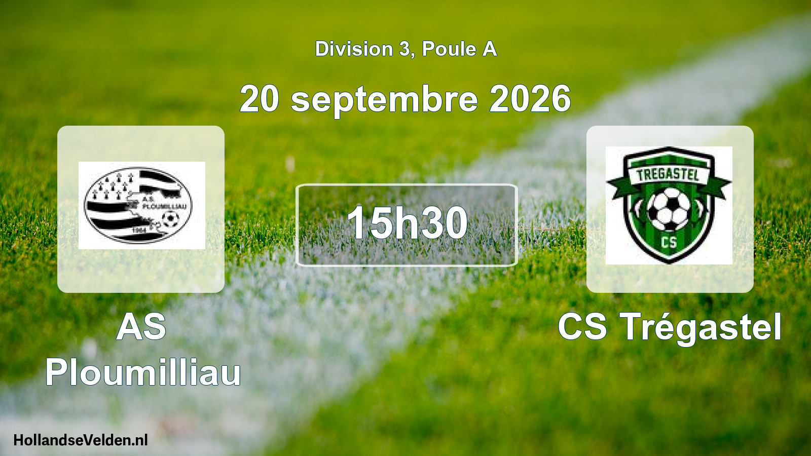 Match programmé: AS Ploumilliau - CS Trégastel (20 septembre 2026)