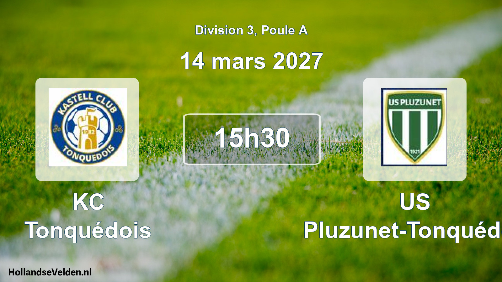 Match programmé: KC Tonquédois - US Pluzunet-Tonquédec (14 mars 2027)