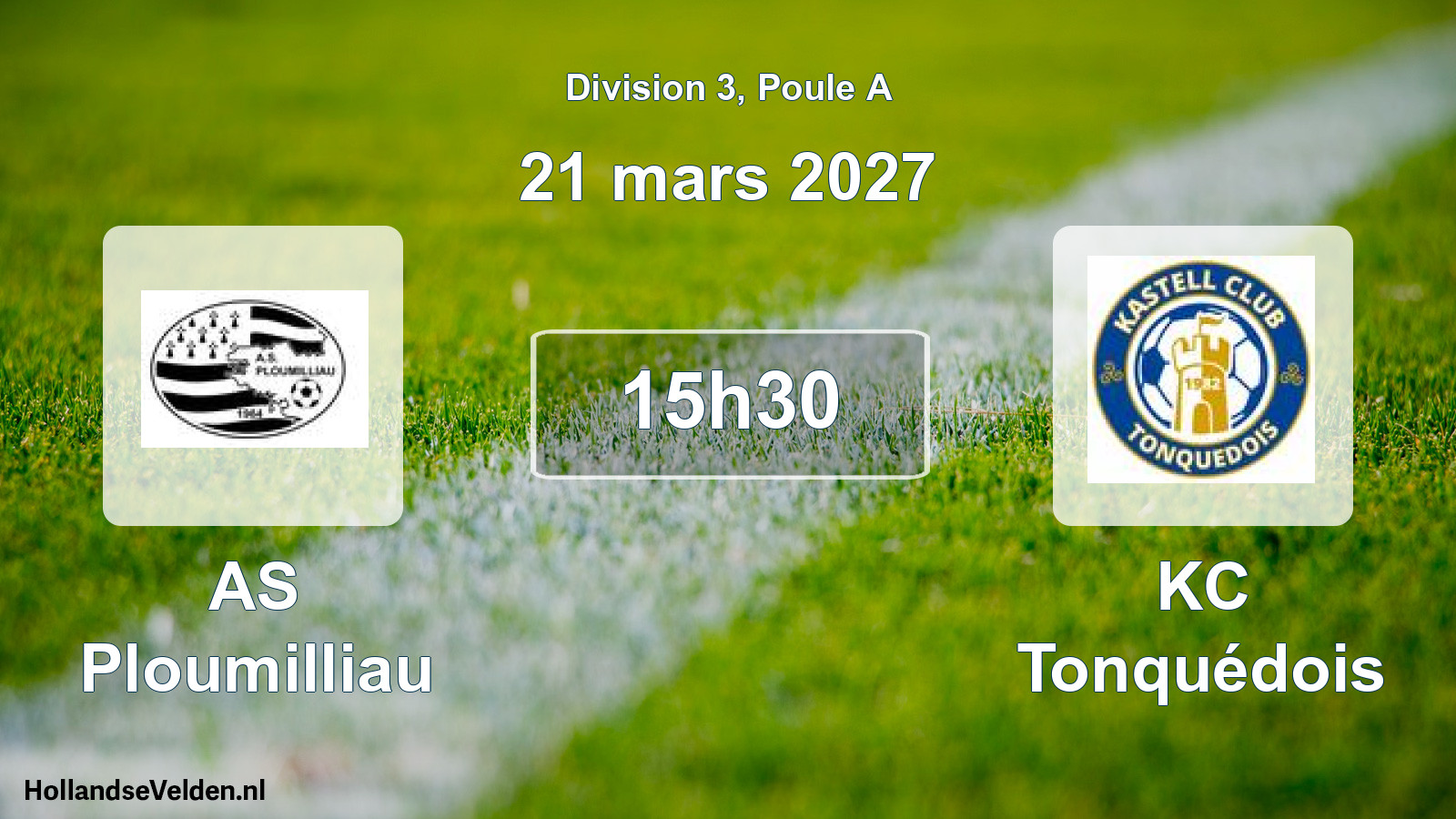 Match programmé: AS Ploumilliau - KC Tonquédois (21 mars 2027)