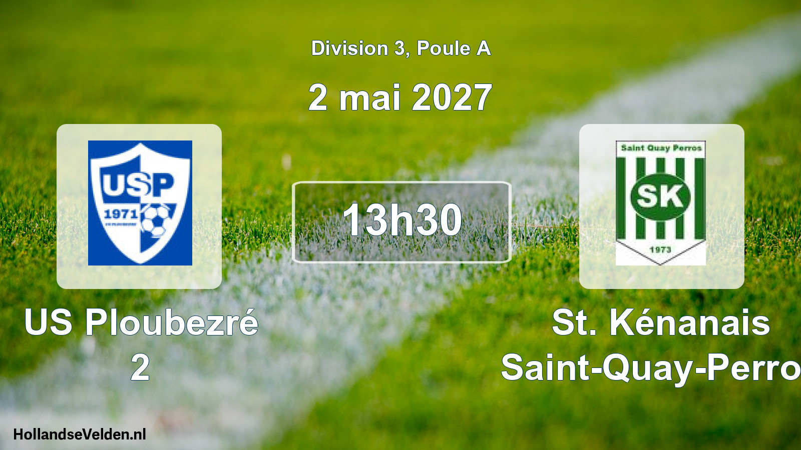 Geplande wedstrijd: US Ploubezré 2 - St. Kénanais Saint-Quay-Perros (2 mei 2027)