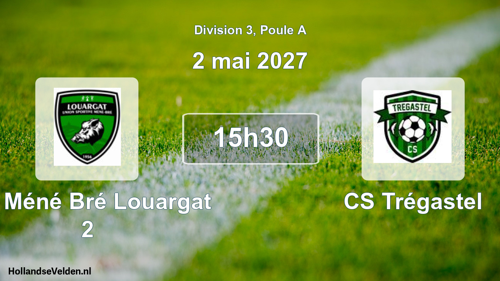 Match programmé: US Méné Bré Louargat 2 - CS Trégastel (2 mai 2027)