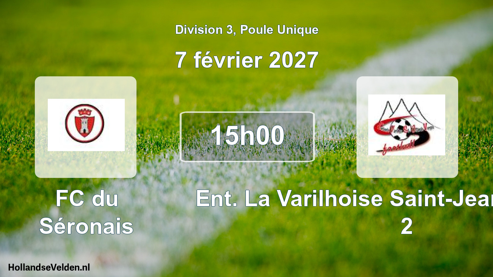 Match programmé: FC du Séronais - Ent. La Varilhoise Saint-Jean-de-Verges 2 (7 février 2027)