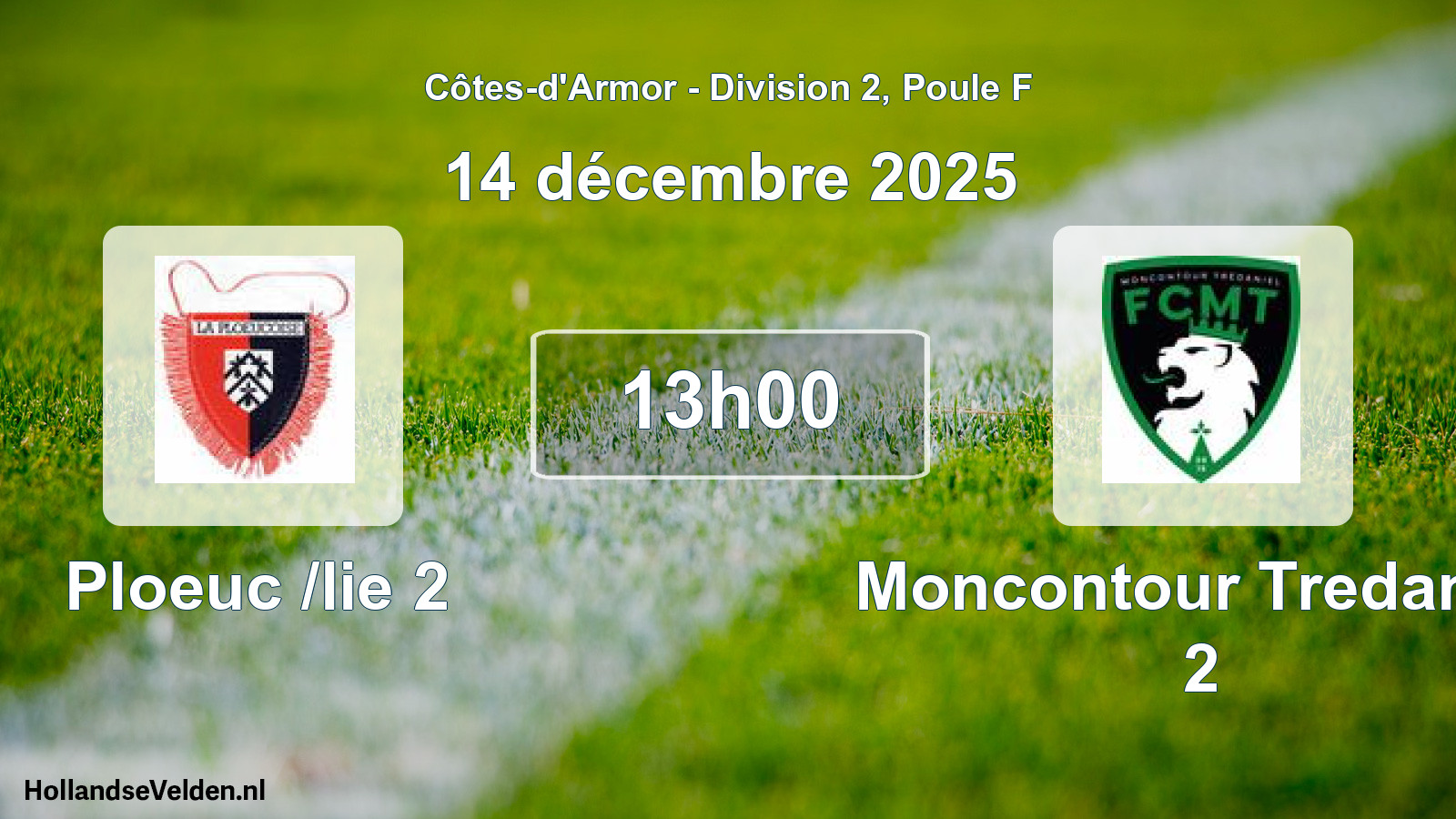 Scheduled Match: Ploeuc /lie 2 - Moncontour Tredaniel 2 (14 December 2025)