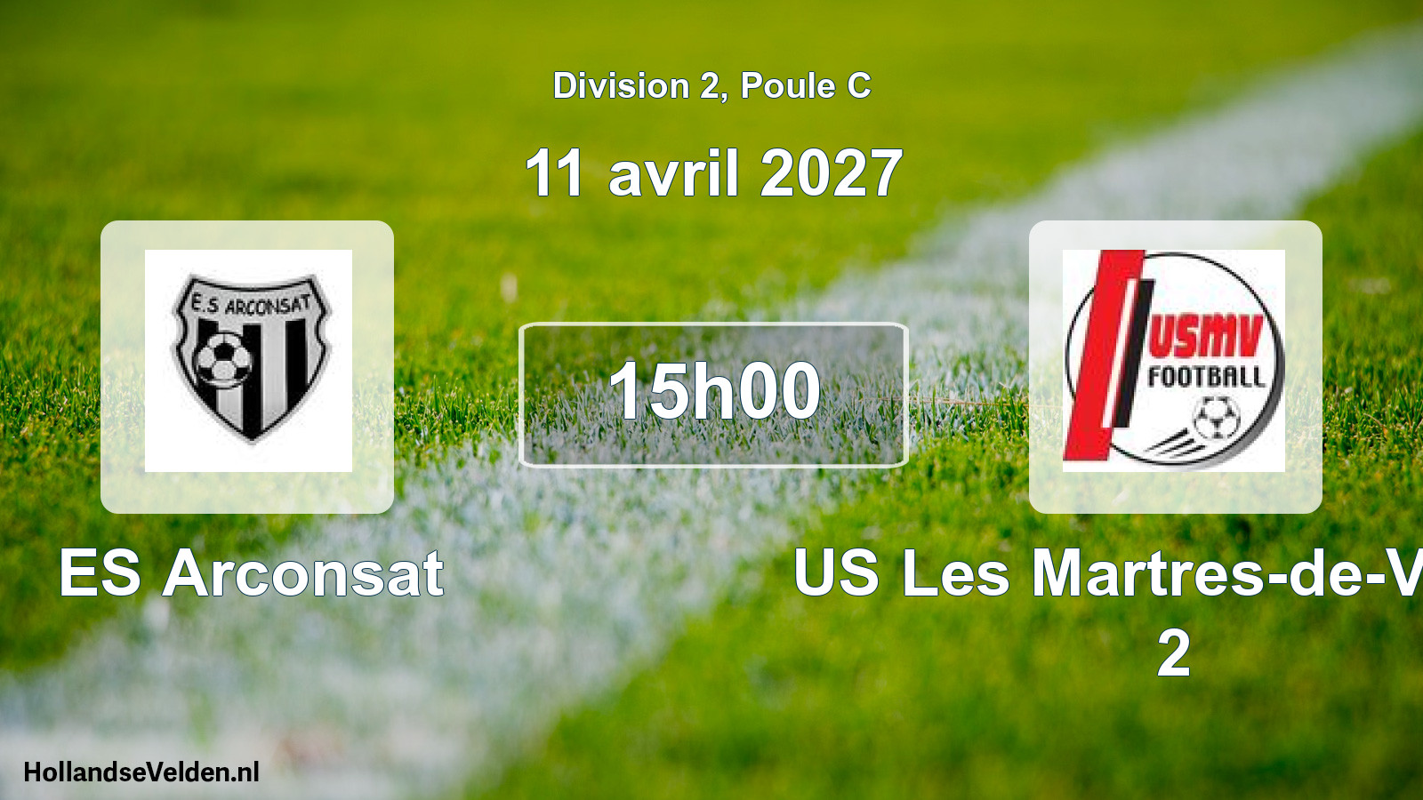 Scheduled Match: ES Arconsat - US Les Martres-de-Veyre 2 (11 April 2027)