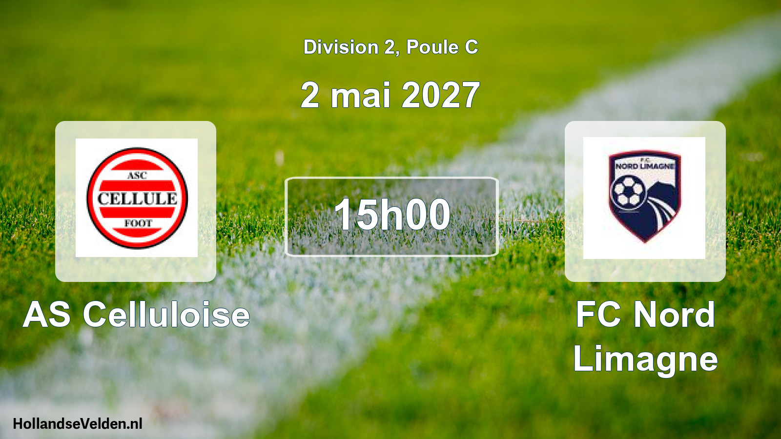 Match programmé: AS Celluloise - FC Nord Limagne (2 mai 2027)