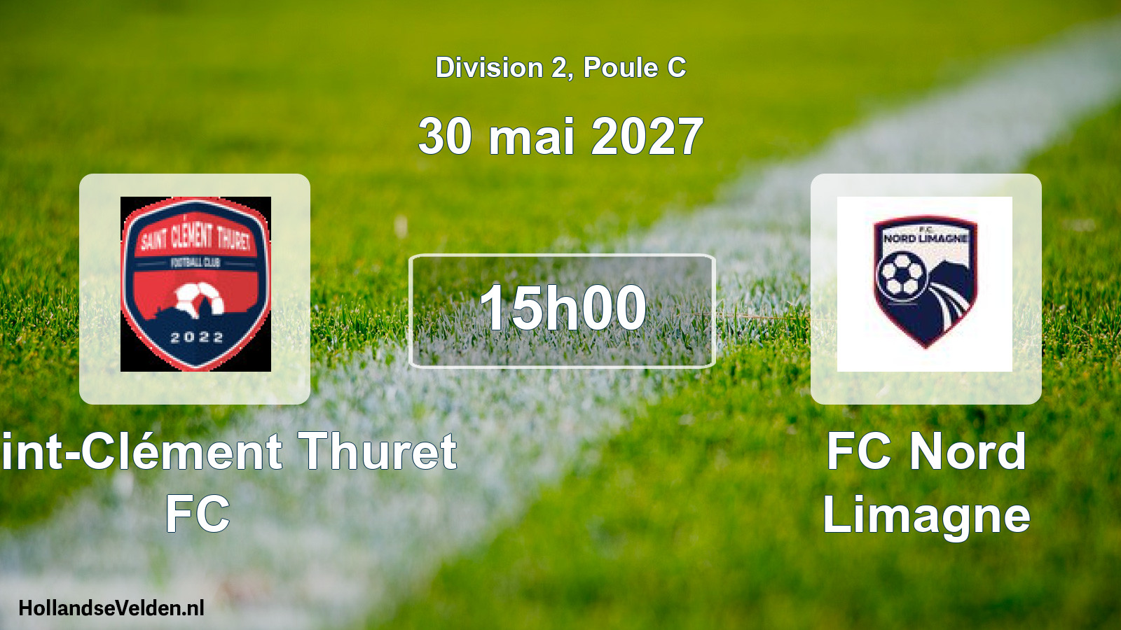 Match programmé: Saint-Clément Thuret FC - FC Nord Limagne (30 mai 2027)