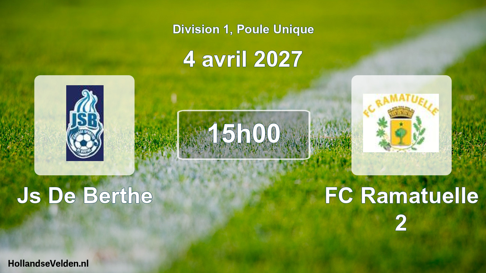Match programmé: Js De Berthe - FC Ramatuelle 2 (4 avril 2027)